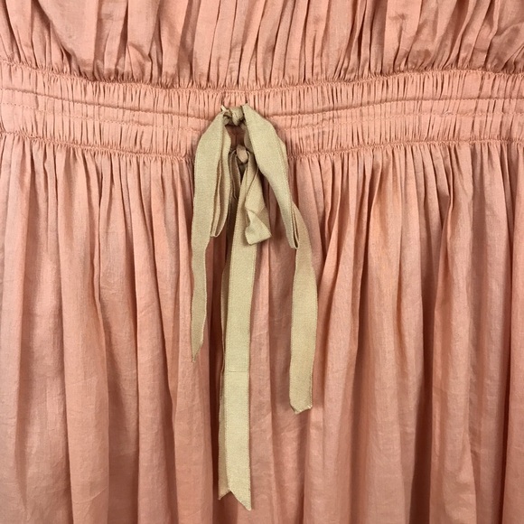 Sundance Orange Gauzy Sundress Size 14 - Picture 7 of 9